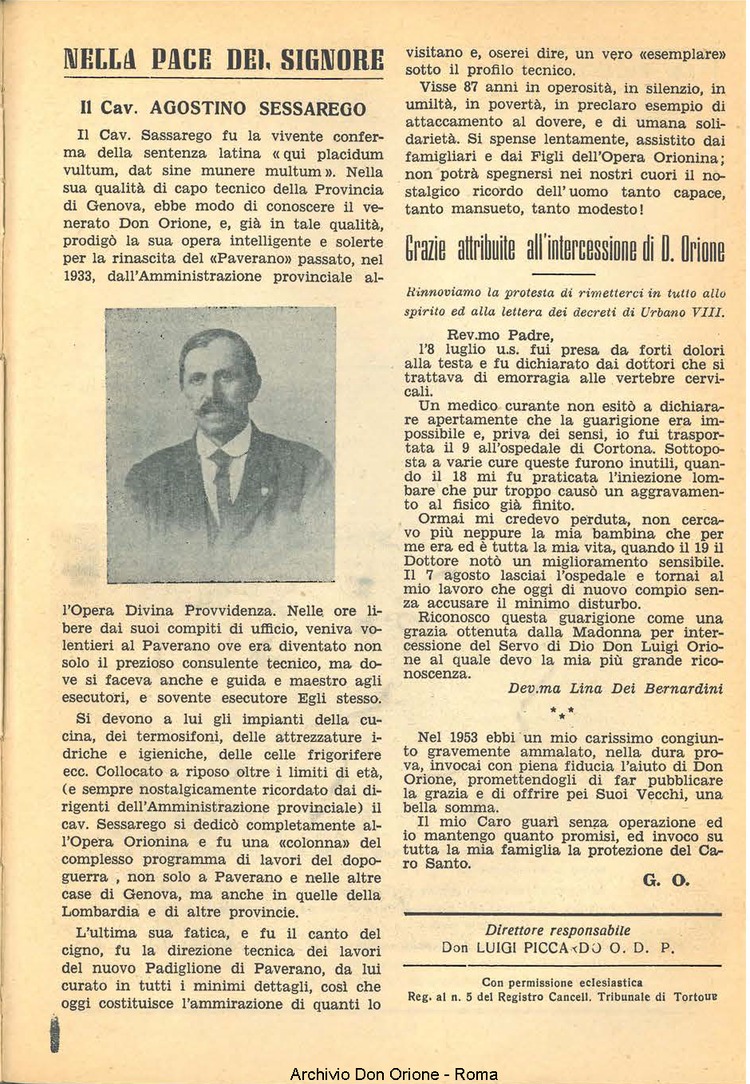 La piccola Opera della Divina Provvidenza, 49, 10, 01-10-1954, pagina 19