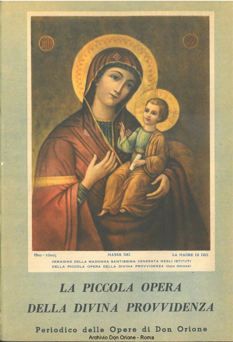 La piccola Opera della Divina Provvidenza, 49, 12, 01-12-1954, pagina 1