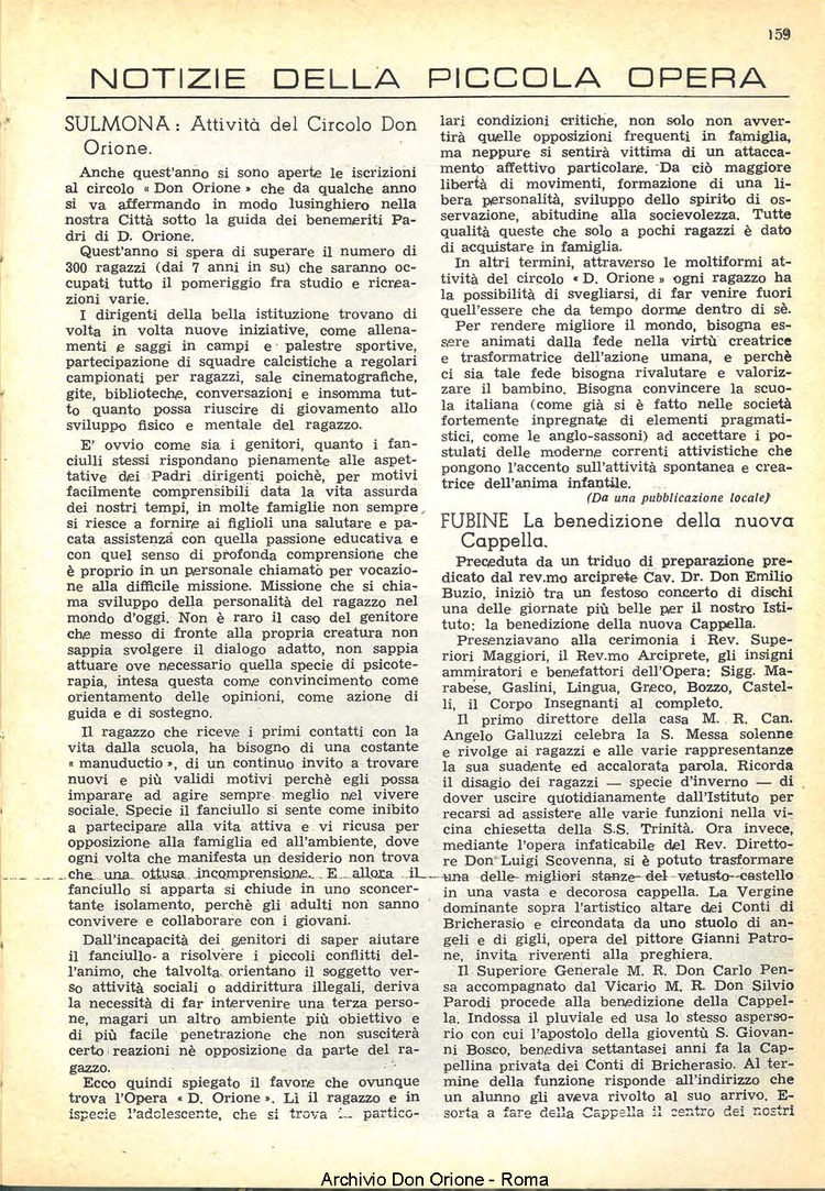 La piccola Opera della Divina Provvidenza, 49, 12, 01-12-1954, pagina 9