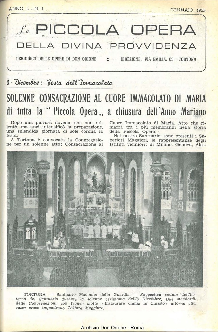 La piccola Opera della Divina Provvidenza, 50, 01, 01-01-1955, pagina 3
