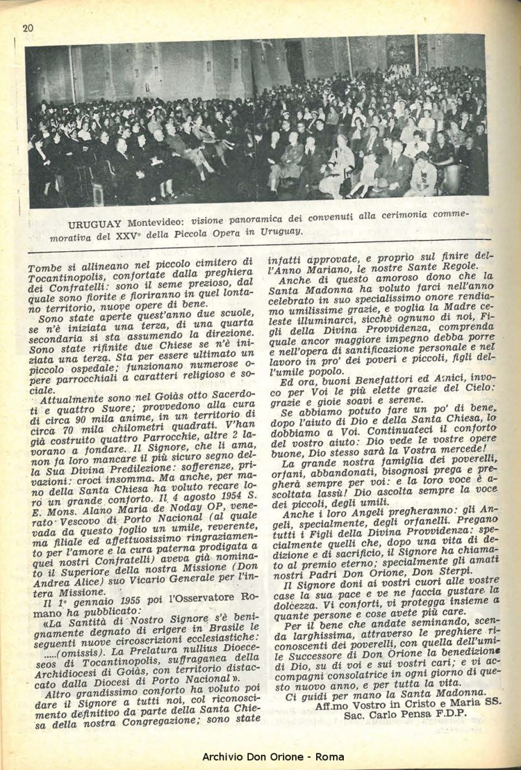 La piccola Opera della Divina Provvidenza, 50, 02, 01-02-1955, pagina 6