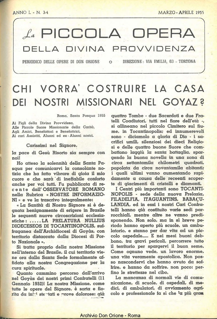 La piccola Opera della Divina Provvidenza, 50, 03_04, 01-04-1955, pagina 3