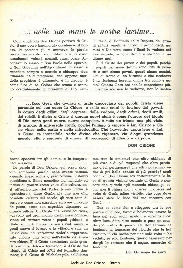 La piccola Opera della Divina Provvidenza, 50, 05, 01-05-1955, pagina 4