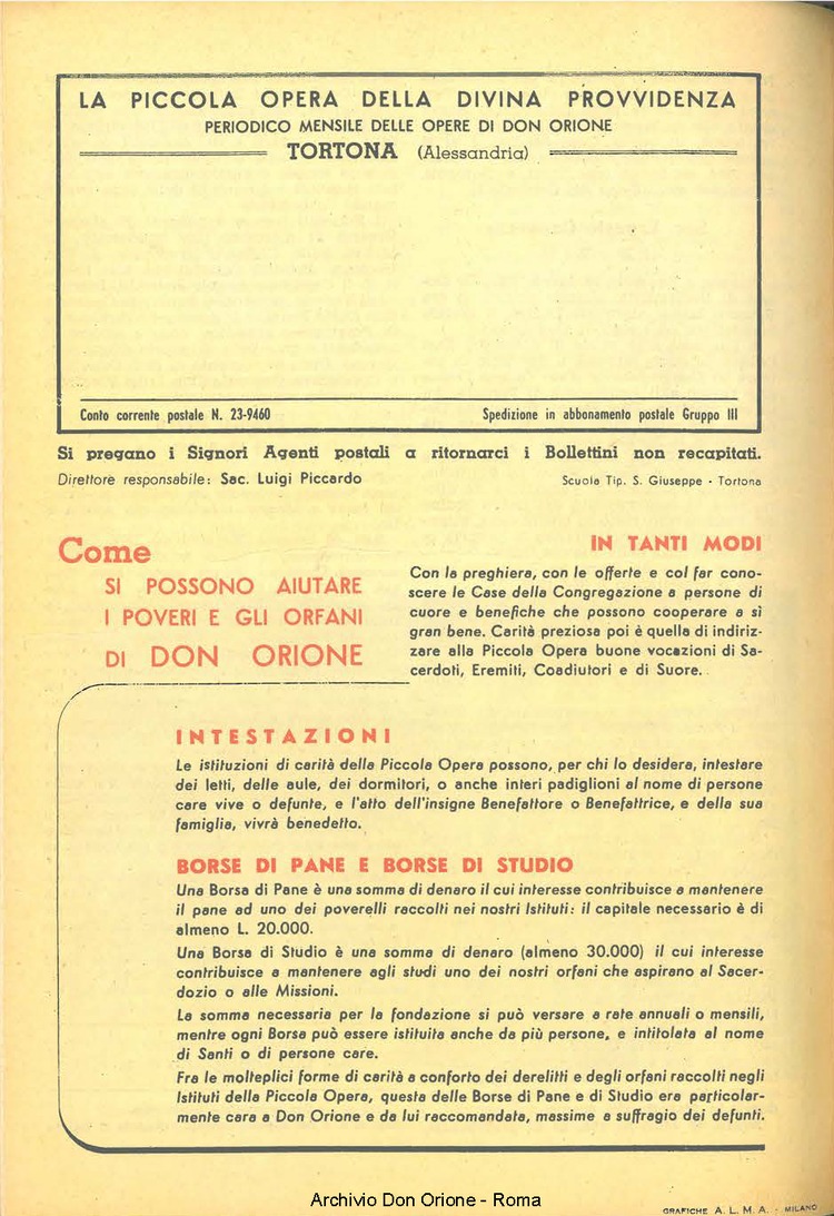 La piccola Opera della Divina Provvidenza, 50, 05, 01-05-1955, pagina 20
