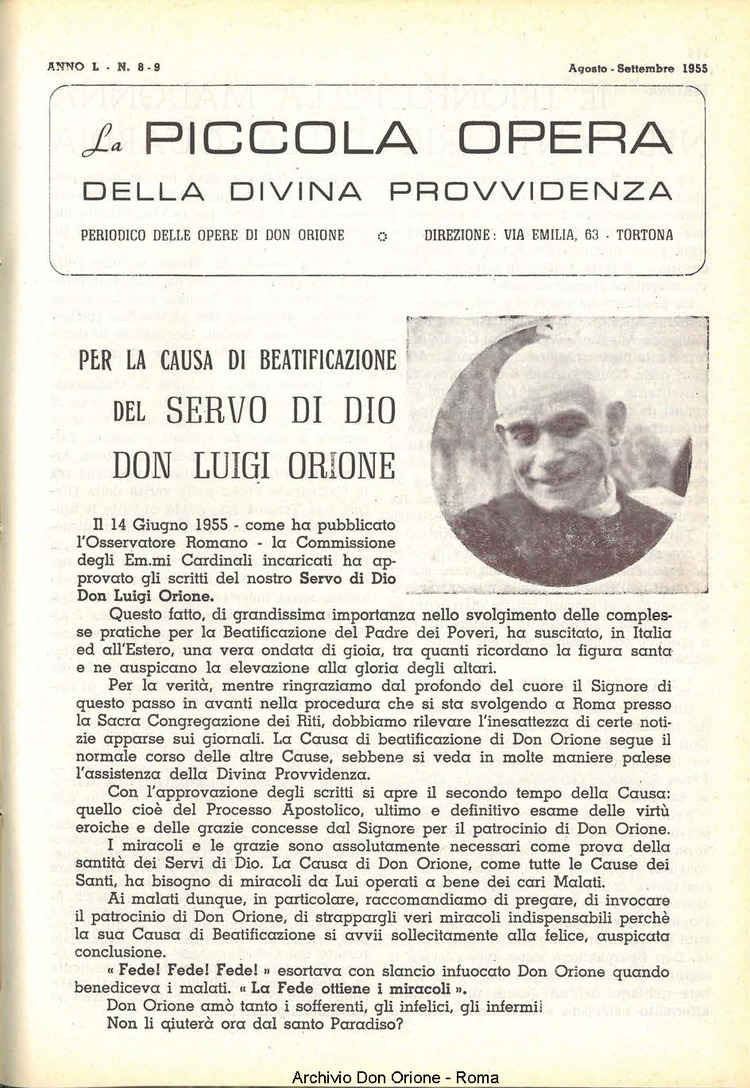 La piccola Opera della Divina Provvidenza, 50, 08_09, 01-09-1955, pagina 3