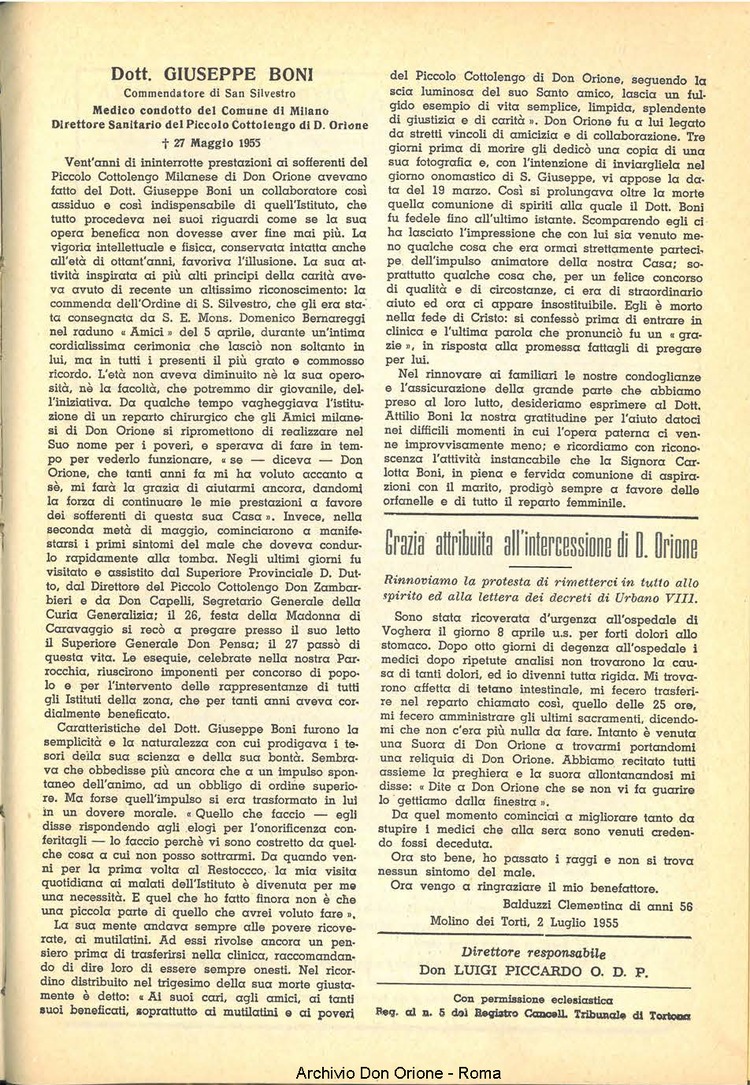 La piccola Opera della Divina Provvidenza, 50, 08_09, 01-09-1955, pagina 19