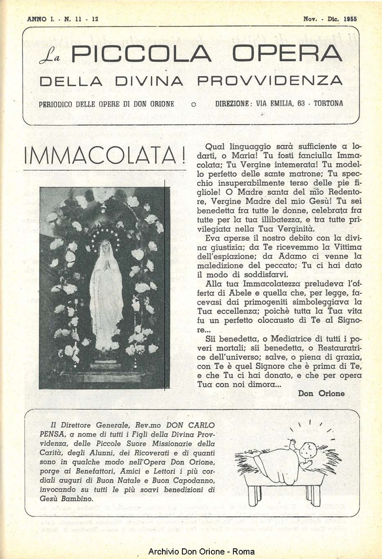 La piccola Opera della Divina Provvidenza, 50, 11_12, 01-12-1955, pagina 3