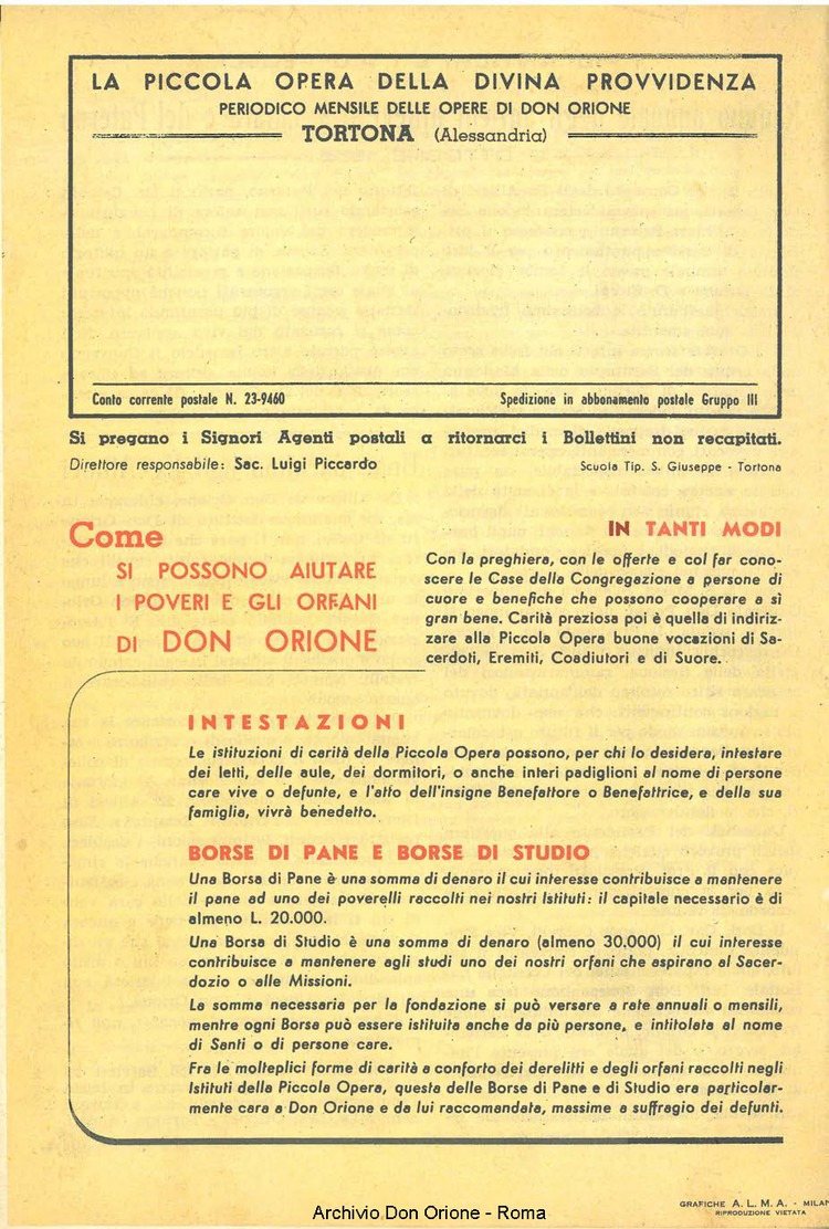 La piccola Opera della Divina Provvidenza, 50, 11_12, 01-12-1955, pagina 20