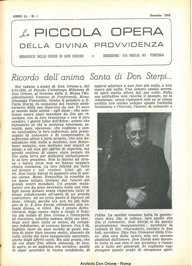 La piccola Opera della Divina Provvidenza, 51, 01, 01-01-1956, pagina 3
