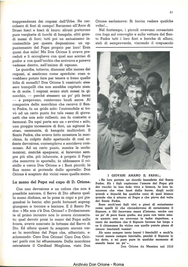 La piccola Opera della Divina Provvidenza, 51, 02_03, 01-03-1956, pagina 31