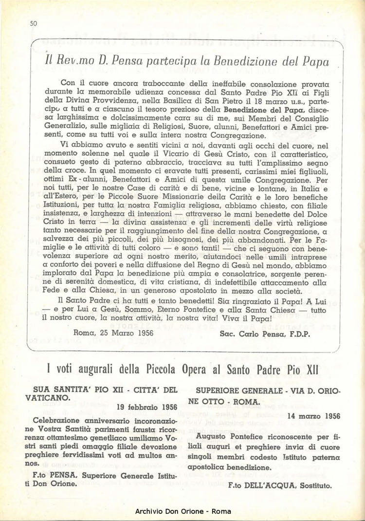 La piccola Opera della Divina Provvidenza, 51, 04_05, 01-05-1956, pagina 4