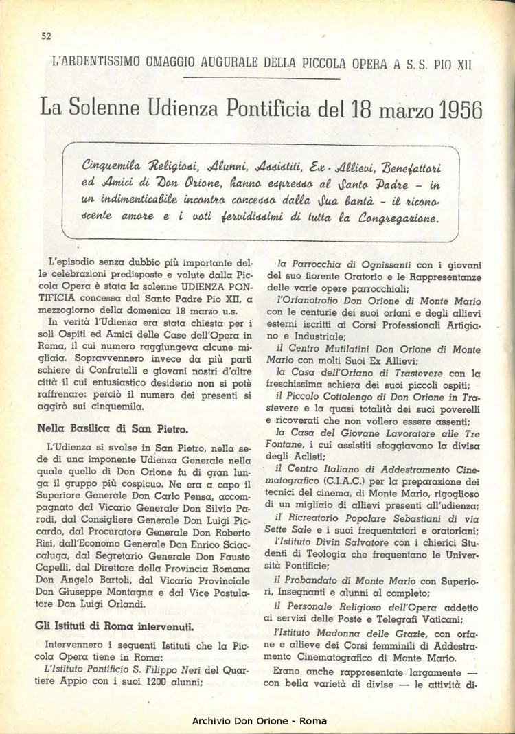 La piccola Opera della Divina Provvidenza, 51, 04_05, 01-05-1956, pagina 6