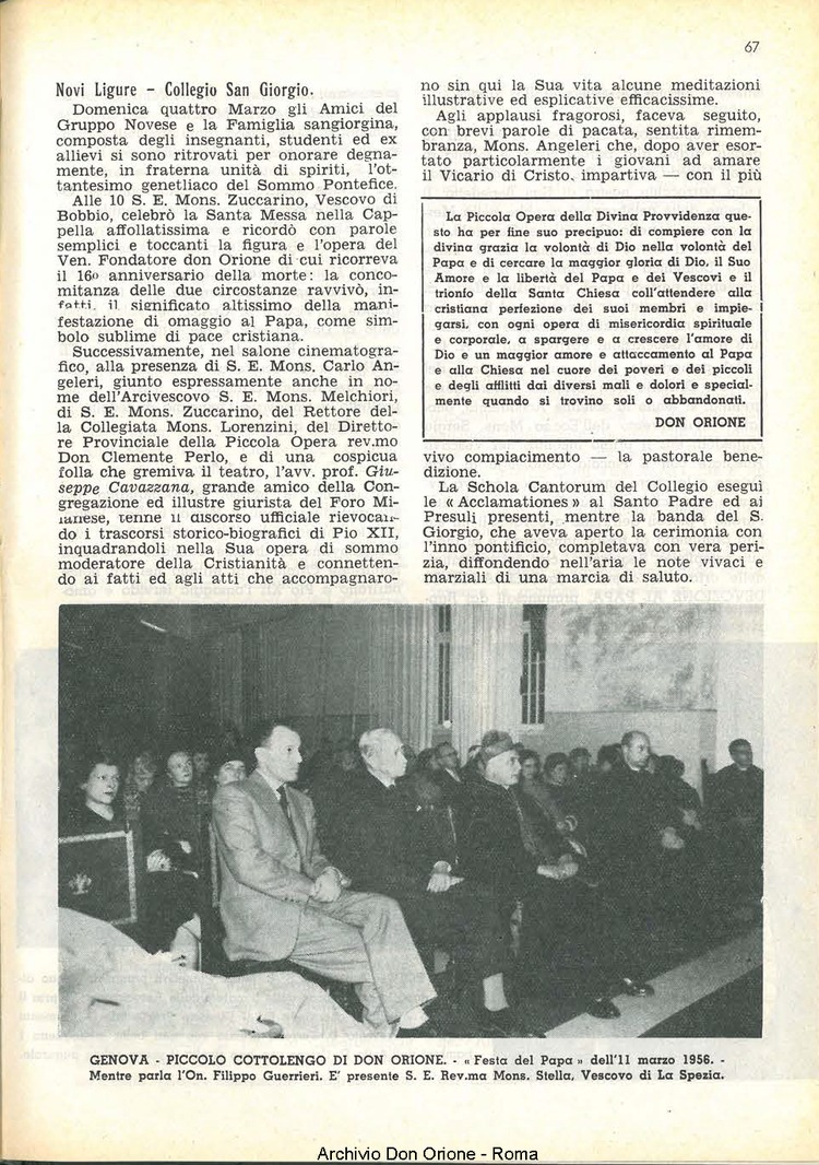 La piccola Opera della Divina Provvidenza, 51, 04_05, 01-05-1956, pagina 21