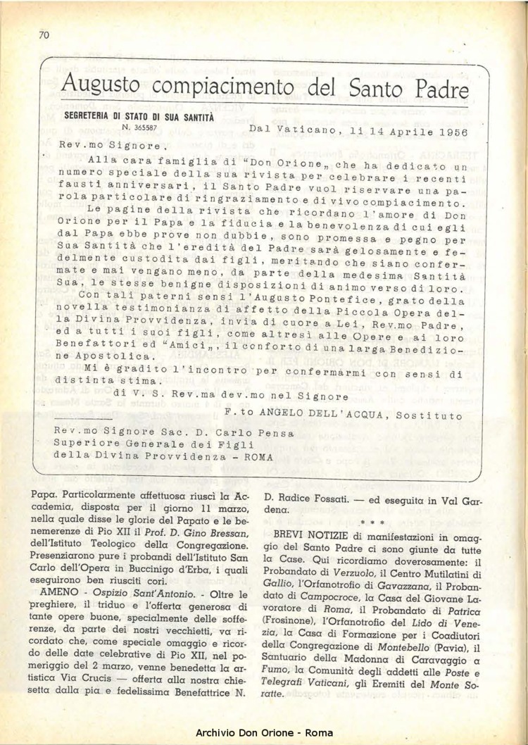 La piccola Opera della Divina Provvidenza, 51, 04_05, 01-05-1956, pagina 24