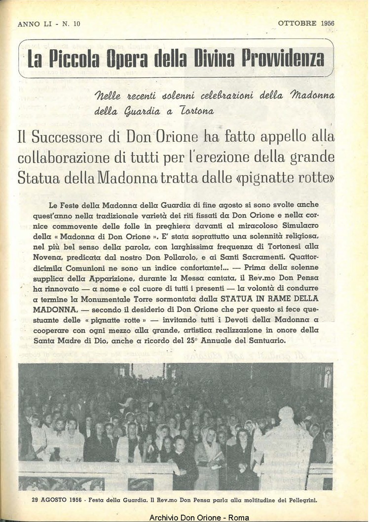 La piccola Opera della Divina Provvidenza, 51, 10, 01-10-1956, pagina 3