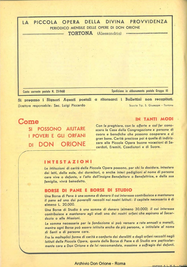 La piccola Opera della Divina Provvidenza, 51, 10, 01-10-1956, pagina 20
