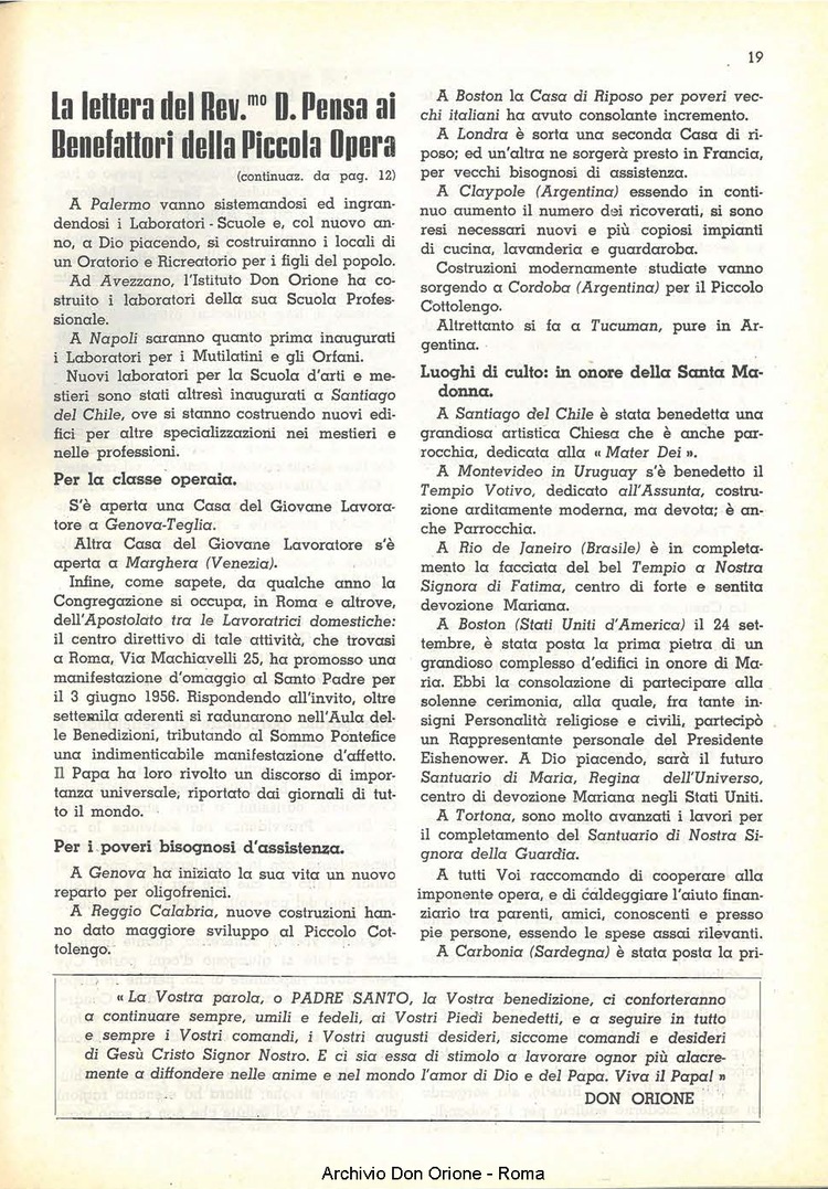 La piccola Opera della Divina Provvidenza, 52, 01_02, 01-02-1957, pagina 21