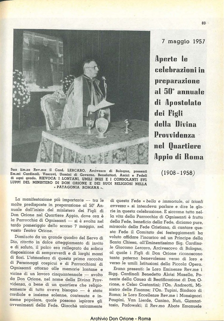 La piccola Opera della Divina Provvidenza, 52, 06, 01-06-1957, pagina 5