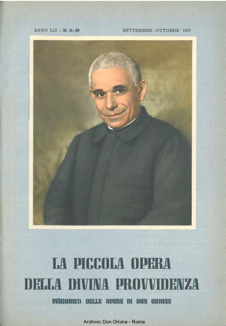 La piccola Opera della Divina Provvidenza, 52, 09_10, 01-10-1957, pagina 1