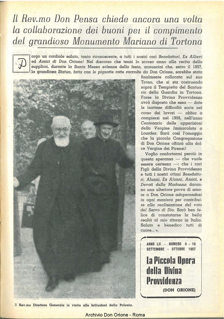 La piccola Opera della Divina Provvidenza, 52, 09_10, 01-10-1957, pagina 3