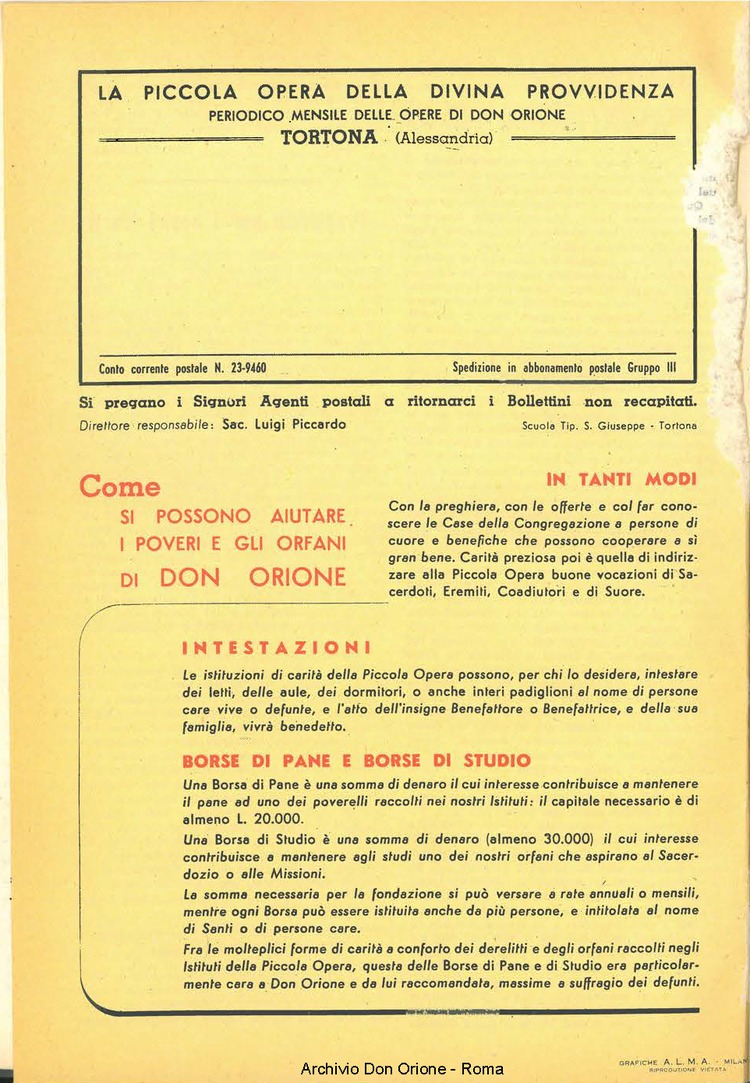 La piccola Opera della Divina Provvidenza, 52, 11_12, 01-12-1957, pagina 36
