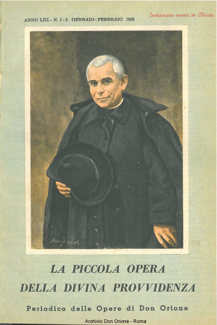 La piccola Opera della Divina Provvidenza, 53, 01_02, 01-02-1958, pagina 1
