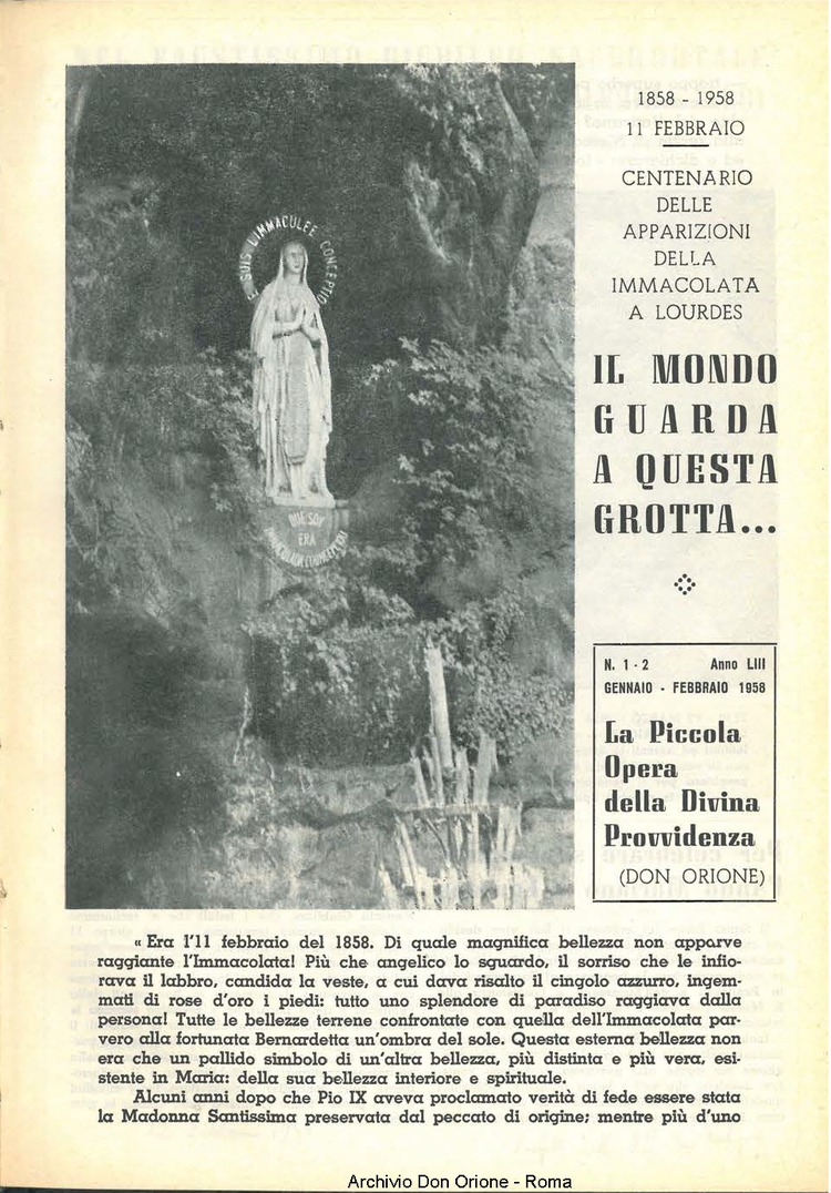 La piccola Opera della Divina Provvidenza, 53, 01_02, 01-02-1958, pagina 3