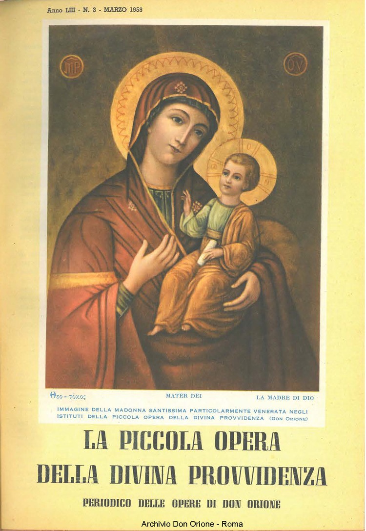 La piccola Opera della Divina Provvidenza, 53, 03, 01-03-1958, pagina 1