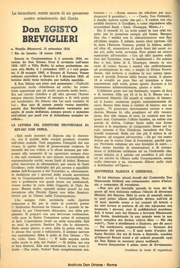 La piccola Opera della Divina Provvidenza, 53, 04, 01-04-1958, pagina 2