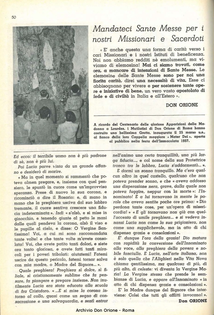 La piccola Opera della Divina Provvidenza, 53, 05, 01-05-1958, pagina 6