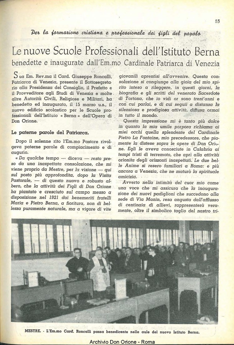 La piccola Opera della Divina Provvidenza, 53, 05, 01-05-1958, pagina 9