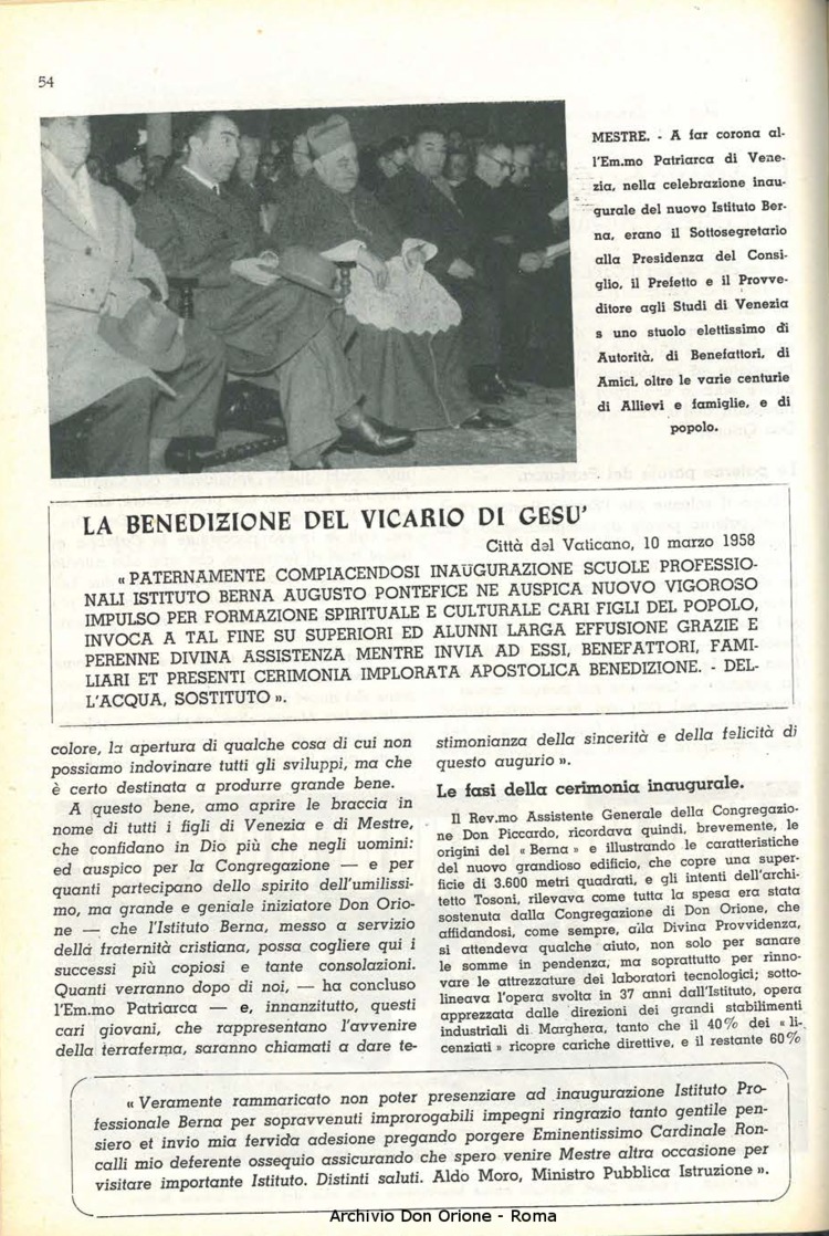 La piccola Opera della Divina Provvidenza, 53, 05, 01-05-1958, pagina 10