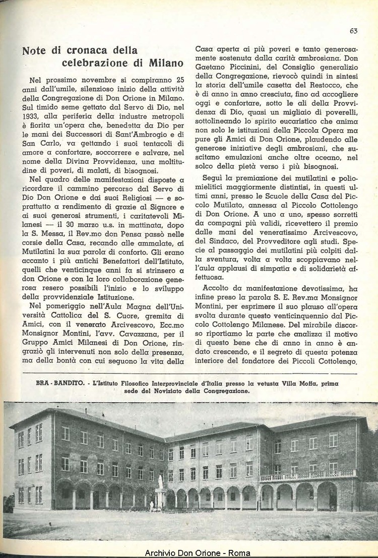 La piccola Opera della Divina Provvidenza, 53, 05, 01-05-1958, pagina 19