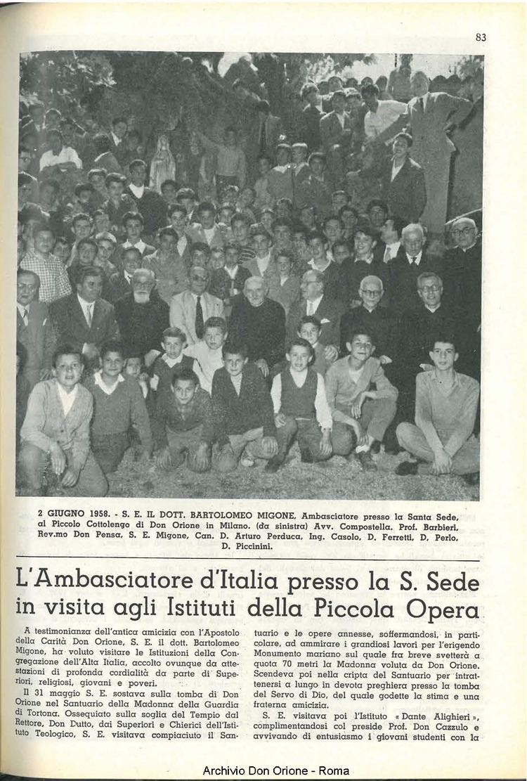 La piccola Opera della Divina Provvidenza, 53, 07, 01-07-1958, pagina 5