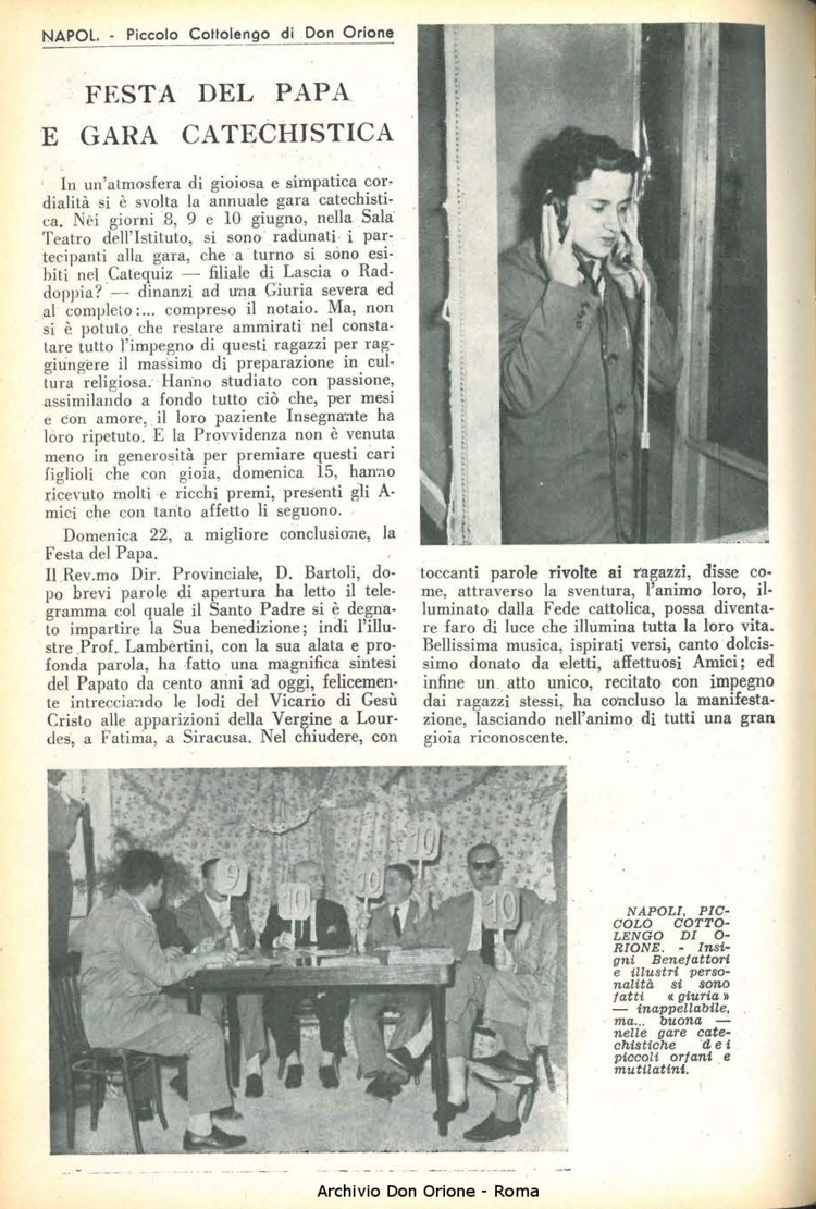 La piccola Opera della Divina Provvidenza, 53, 07, 01-07-1958, pagina 26