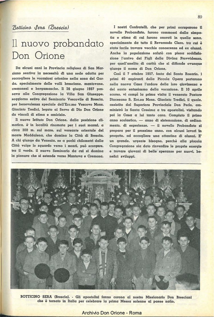 La piccola Opera della Divina Provvidenza, 53, 07, 01-07-1958, pagina 27