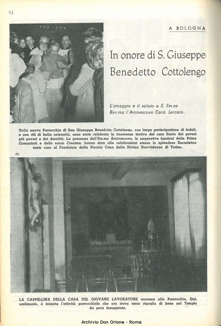 La piccola Opera della Divina Provvidenza, 53, 07, 01-07-1958, pagina 32