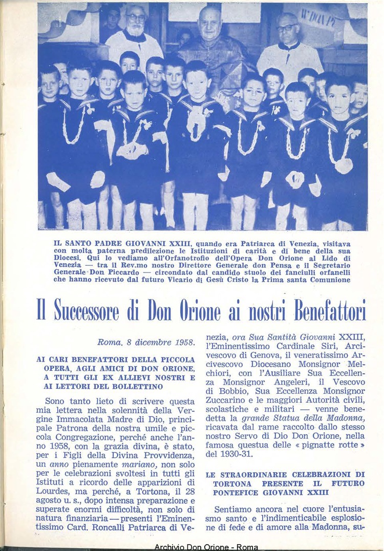 La piccola Opera della Divina Provvidenza, 53, 12, 01-12-1958, pagina 11
