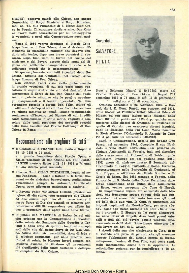 La piccola Opera della Divina Provvidenza, 53, 12, 01-12-1958, pagina 25
