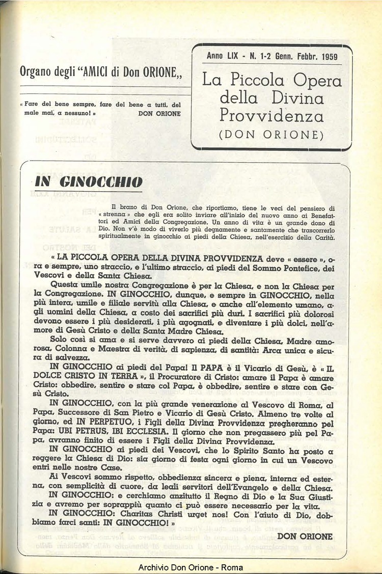 La piccola Opera della Divina Provvidenza, 54, 01_02, 01-02-1959, pagina 3