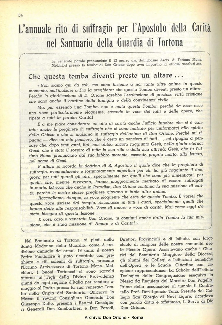La piccola Opera della Divina Provvidenza, 54, 04, 01-04-1959, pagina 16