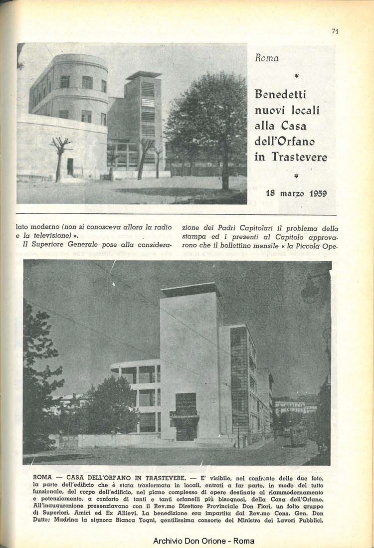 La piccola Opera della Divina Provvidenza, 54, 05, 01-05-1958, pagina 17