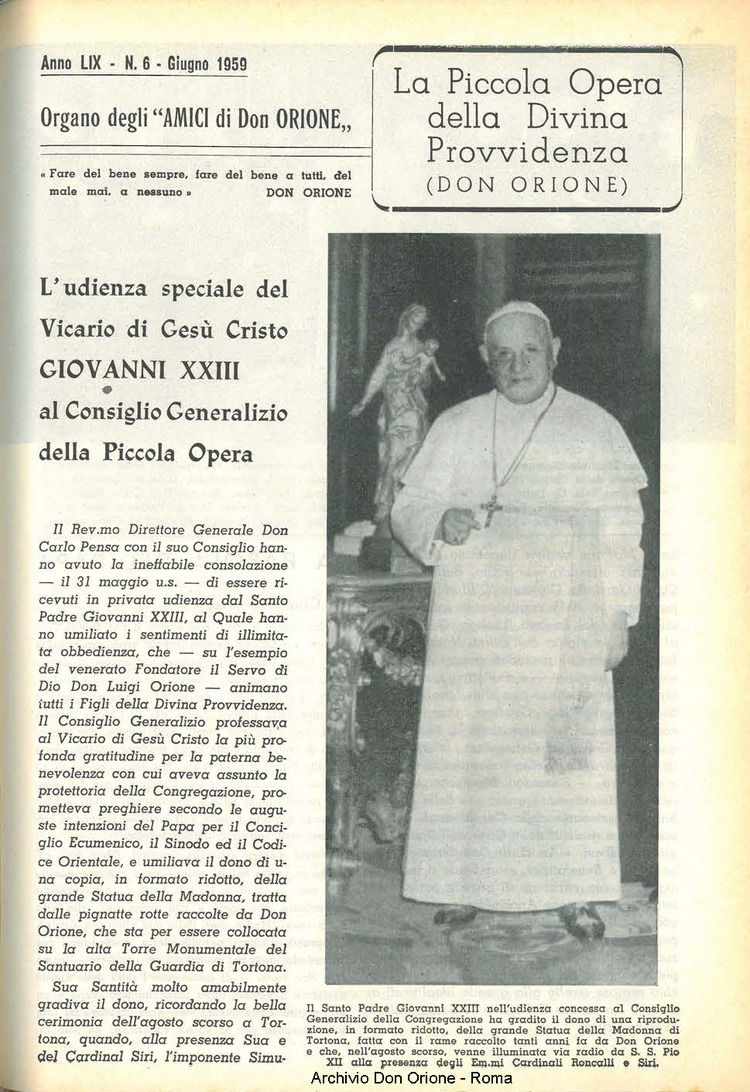 La piccola Opera della Divina Provvidenza, 54, 06, 01-06-1959, pagina 3