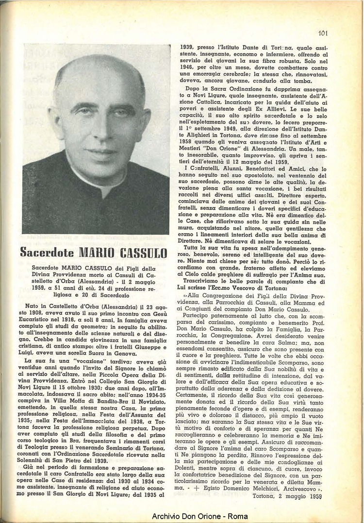 La piccola Opera della Divina Provvidenza, 54, 06, 01-06-1959, pagina 31
