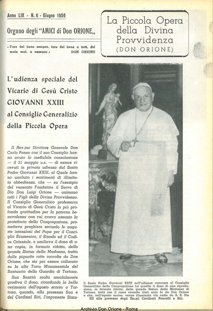 La piccola Opera della Divina Provvidenza, 54, 07, 01-07-1959, pagina 3