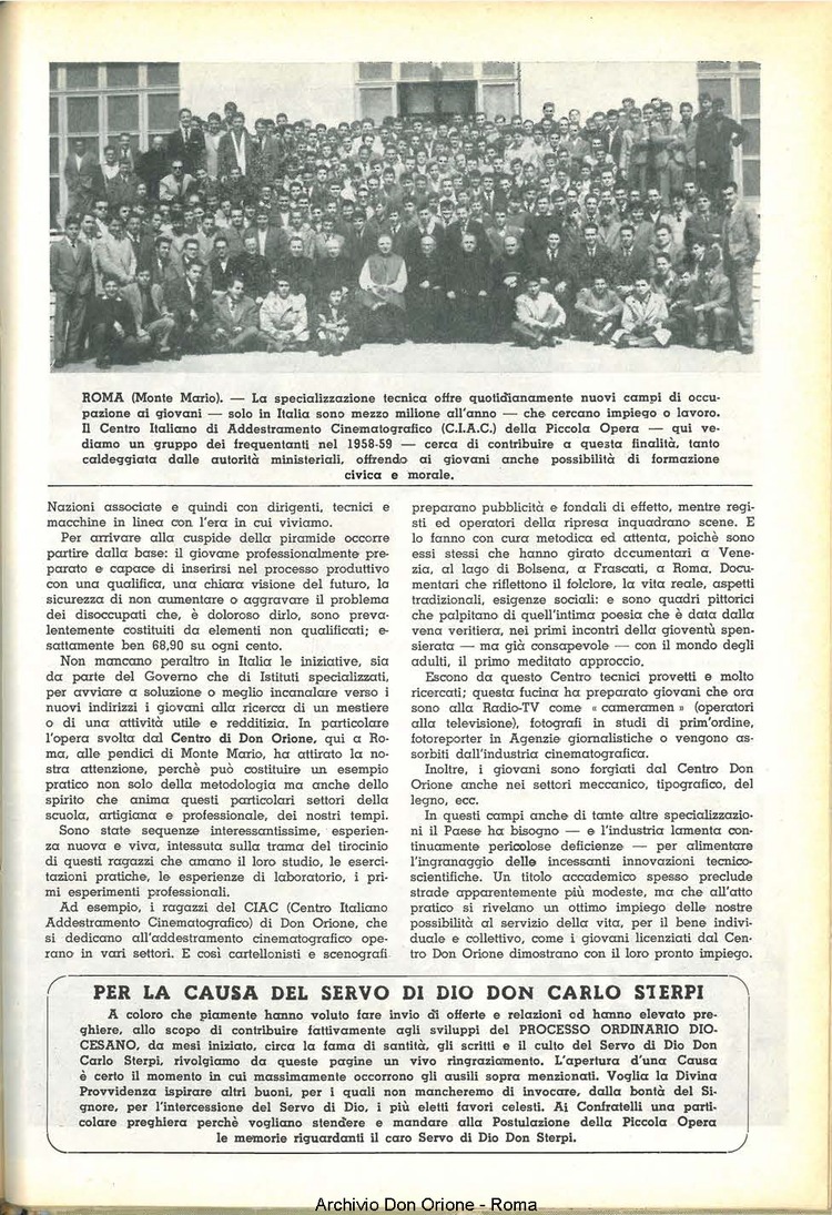 La piccola Opera della Divina Provvidenza, 54, 07, 01-07-1959, pagina 17