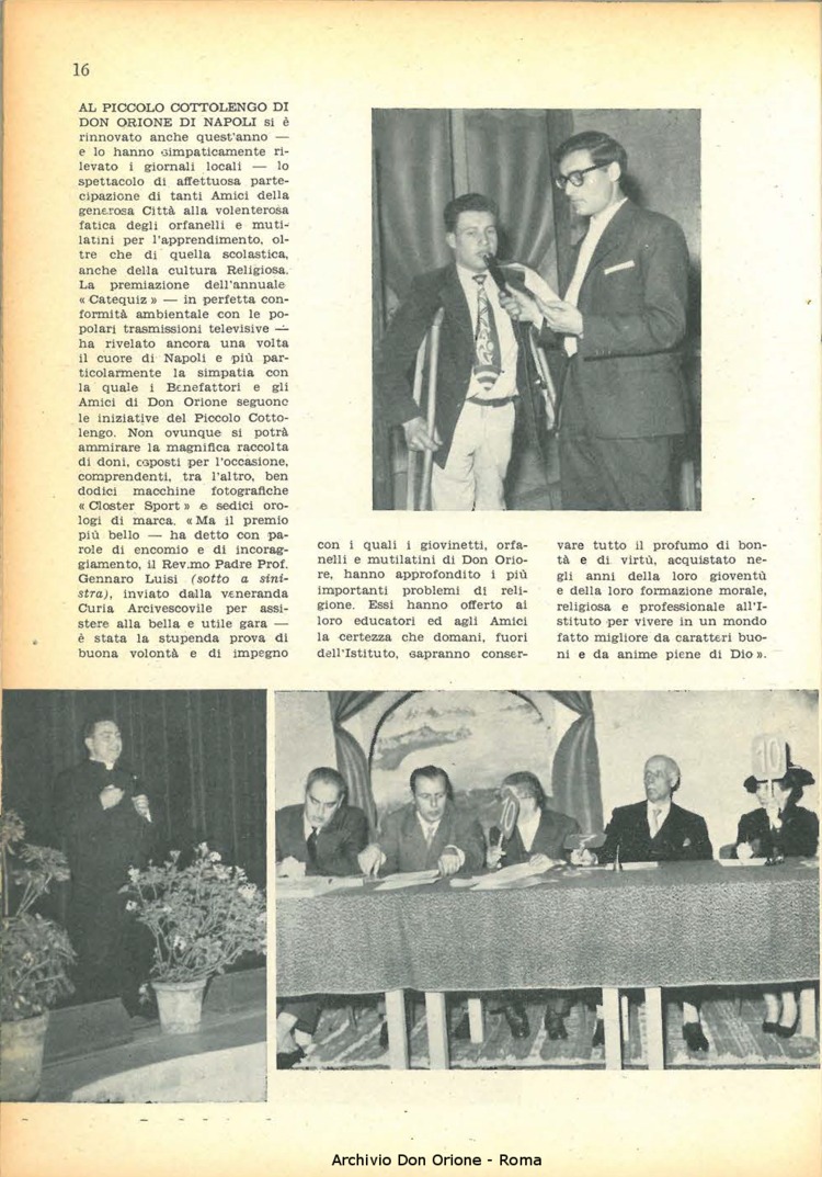 La piccola Opera della Divina Provvidenza, 54, 11, 01-11-1959, pagina 18