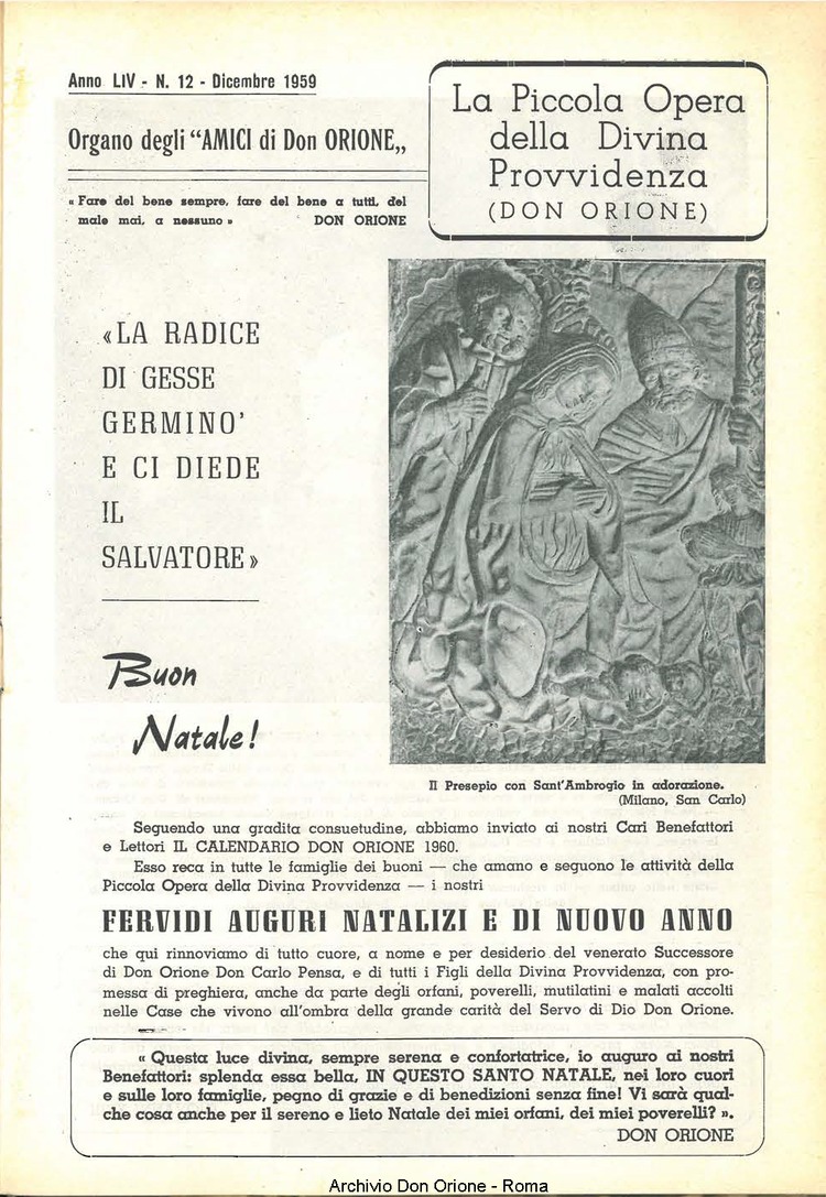 La piccola Opera della Divina Provvidenza, 54, 12, 01-12-1959, pagina 3