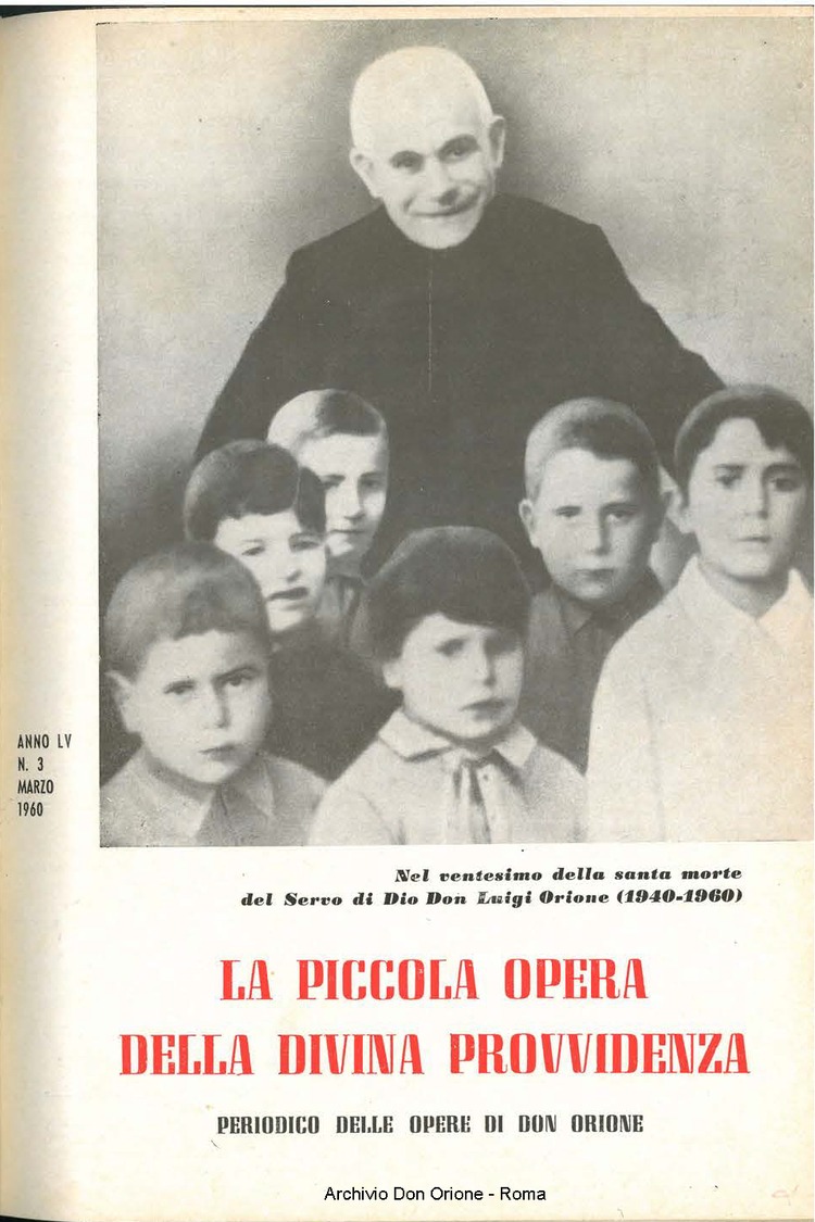 La piccola Opera della Divina Provvidenza, 55, 03, 01-03-1960, pagina 1