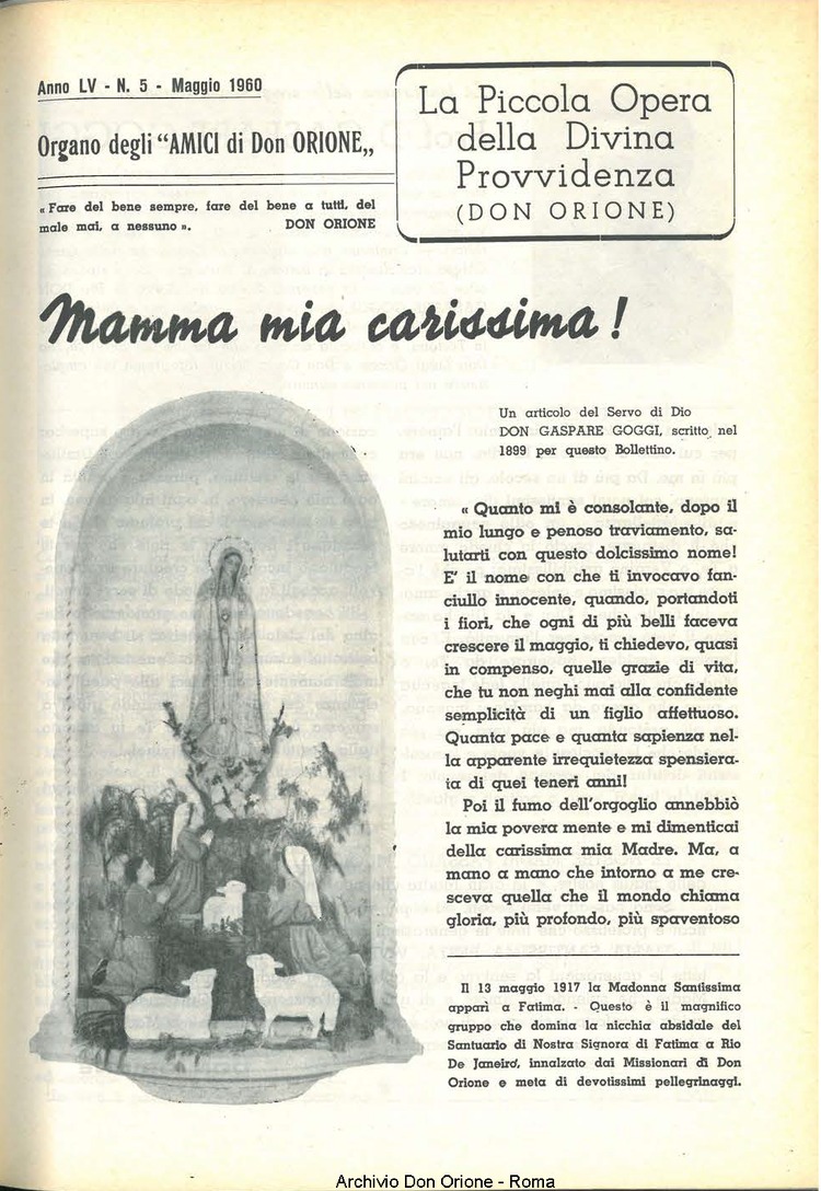 La piccola Opera della Divina Provvidenza, 55, 05, 01-05-1960, pagina 3